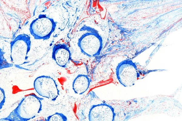 Abstrakt Bläck Bakgrund Marmorstil Svart Färg Stroke Struktur Vitt Papper — Stockfoto