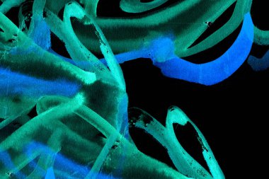 Soyut mürekkep arkaplanı. Mermer tarzı. Beyaz kağıda siyah boya dokusu. Ağ ve oyun tasarımı için duvar kağıdı. Grunge çamur sanatı. Kalem suyunun makro resmi. Koyu Smear