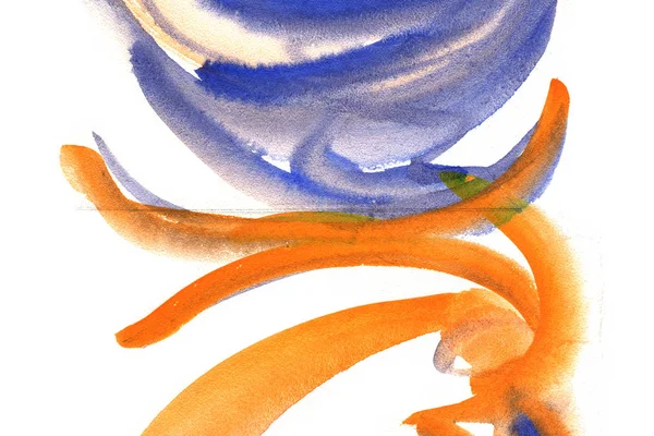 Ręcznie Malowane Tła Akwarela Kolor Rozpryskiwania Papierze Streszczenie Tapeta Marmuru — Zdjęcie stockowe