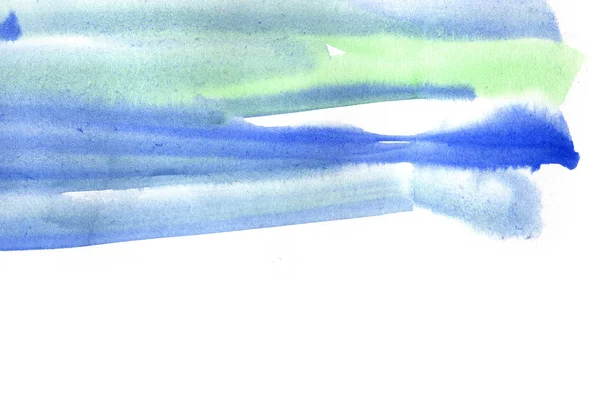 Handgemalter Aquarell Hintergrund Die Farbe Die Auf Das Papier Spritzt — Stockfoto