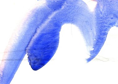 mavi boya fırça darbeleri, soyut duvar kağıdı