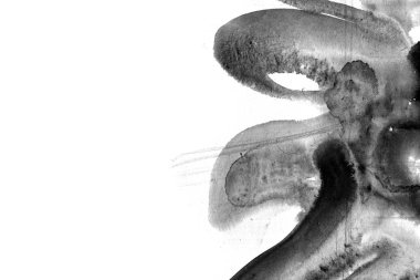 siyah boya fırça darbeleri, soyut duvar kağıdı