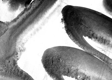 siyah boya fırça darbeleri, soyut duvar kağıdı