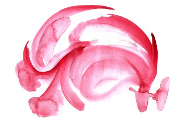 kırmızı boya fırça darbeleri, soyut duvar kağıdı