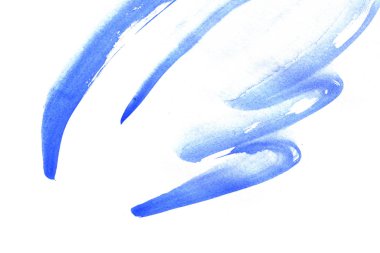 mavi boya fırça darbeleri, soyut duvar kağıdı