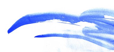 mavi boya fırça darbeleri, soyut duvar kağıdı