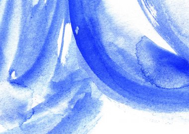 mavi boya fırça darbeleri, soyut duvar kağıdı