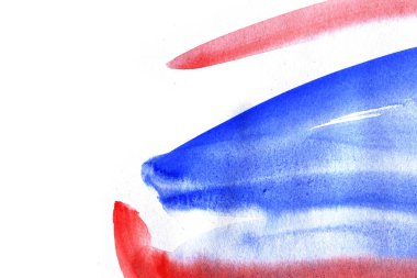 mavi ve kırmızı boya fırça darbeleri, soyut duvar kağıdı