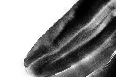 siyah boya fırça darbeleri, soyut duvar kağıdı