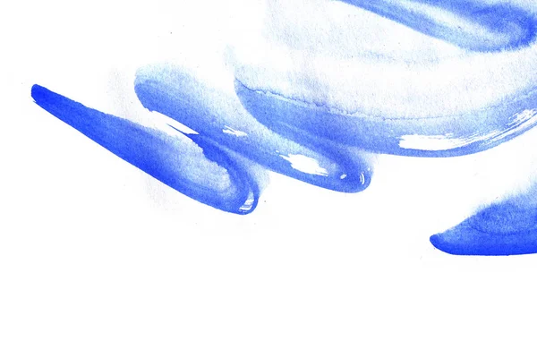 Trazos Pincel Azul Fondo Pantalla Abstracto — Foto de Stock