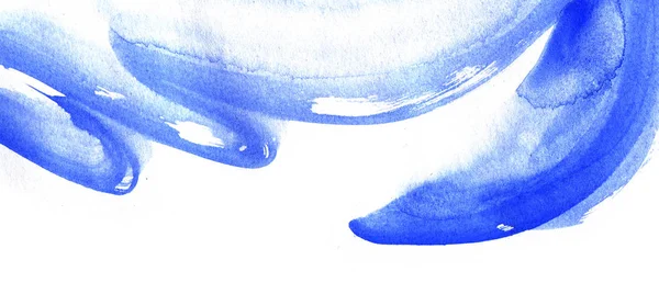 Πινελιές Μπλε Χρώμα Βούρτσα Αφηρημένη Ταπετσαρία — Φωτογραφία Αρχείου