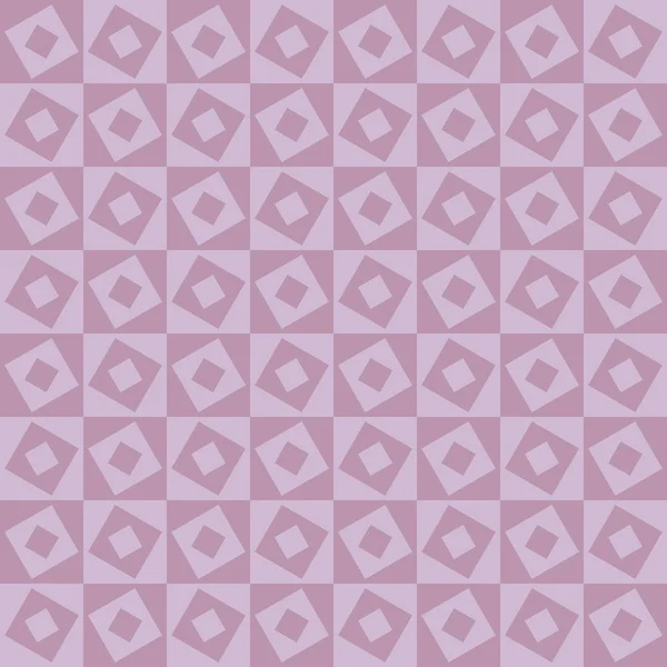 Paarse Abstracte Patroon Met Pleinen Rhombus Vector Illustratie — Stockvector