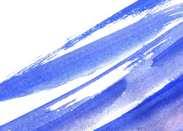 Abstract Blue Ink Strokes Pattern White Background — Stock Photo, Image