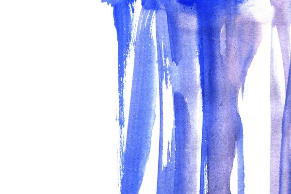 Grunge Blue Schlamm Art Auf Weißem Hintergrund — Stockfoto