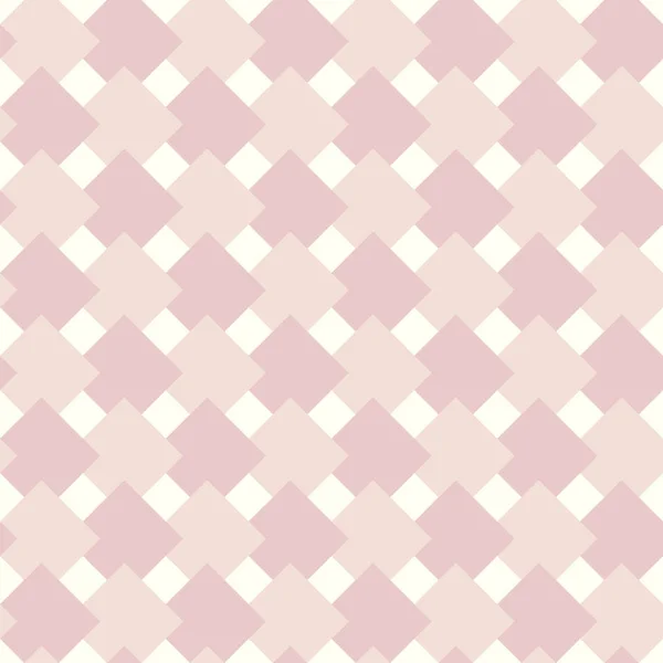 Patrón Rombo Pastel Rosa Abstracto Ilustración Vectorial — Vector de stock