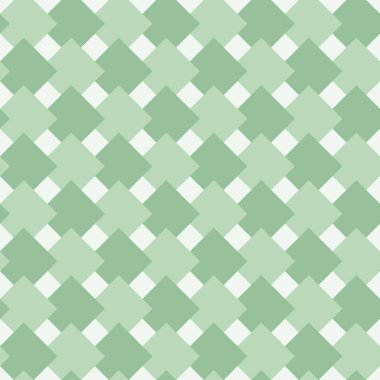 Soyut yeşil pastel eşkenar dörtgen deseni. Vektör İllüstrasyonu.