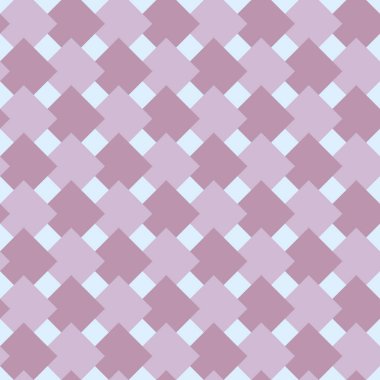 Soyut mor pastel eşkenar dörtgen deseni. Vektör İllüstrasyonu.