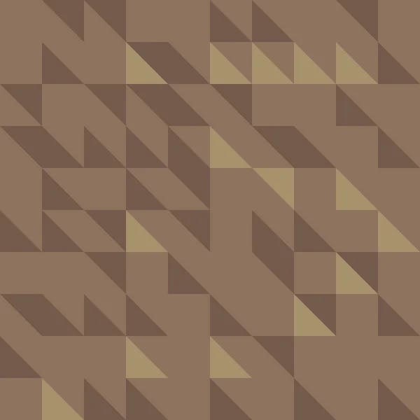 Abstract Bruin Driehoek Patroon — Stockvector