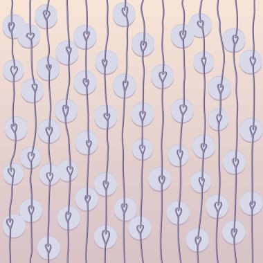 Kalpleri ile Vintage eğri çizgiler.