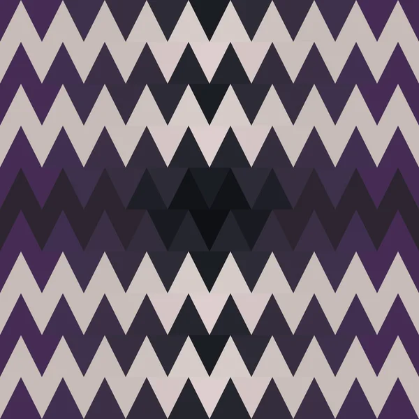 Naadloze Zigzag Chevron Zwart Wit — Stockvector