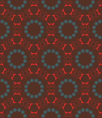 Pattern with charkha, glasses, and mustache. Gandhi wallpaper