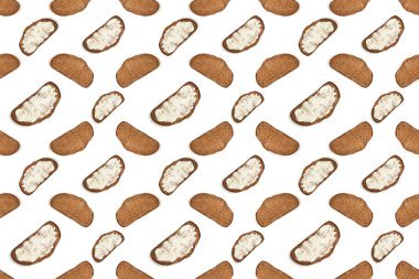 Ekmek parçalarının deseni.