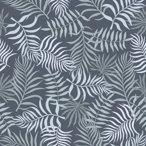 Palm ile tropikal arka plan bırakır. Sorunsuz çiçek desenli. Yaz vektör çizim