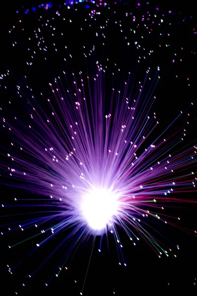 Backdrop Lights Colored Fiber Optics Galaxy Stars High Quality Photo — Stock Photo, Image