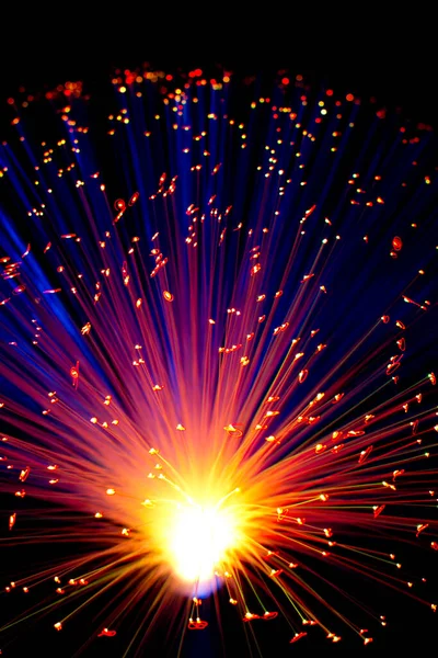 Backdrop Lights Colored Fiber Optics Galaxy Stars High Quality Photo — Stock Photo, Image
