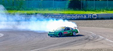 Modena, İtalya: 1 GIU 2018: JCM Japonya Otomobil Toplantısı Autodromo di Modena Ücretsiz Araba Toplantısı