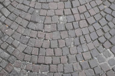 Emilia Porphyry aracılığıyla Roma kaldırımları. Yüksek kalite fotoğraf