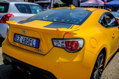 Modena, İtalya: 1 GIU 2018: JCM Japonya Otomobil Toplantısı Autodromo di Modena Ücretsiz Araba Toplantısı