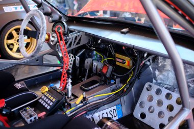 Modena, İtalya: 1 GIU 2018: JCM Japonya Otomobil Toplantısı Autodromo di Modena Ücretsiz Araba Toplantısı