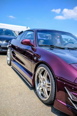 Modena, İtalya: 1 GIU 2018: JCM Japonya Otomobil Toplantısı Autodromo di Modena Ücretsiz Araba Toplantısı