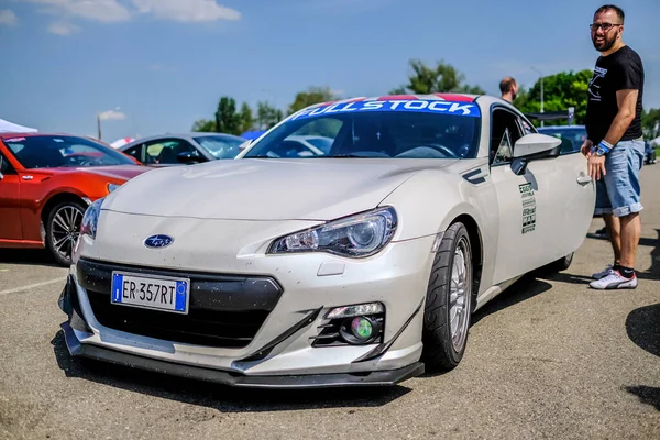 Modena Itália Giu 2018 Jcm Japan Car Meeting Autodromo Modena — Fotografia de Stock