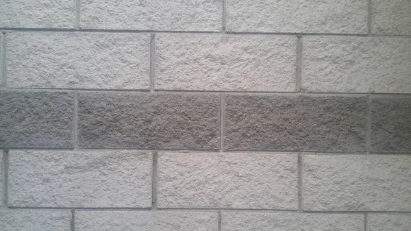 Moderno Muro Mattoni Cemento Grigio Malta Scura Alta Qualimoderno Muro — Foto Stock