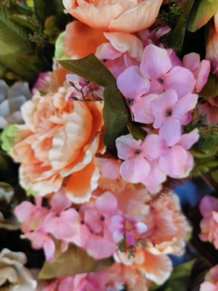 Dywan Róża Kwiat Tkanina Tło Fałszywe Kwiaty Wysokiej Jakości Zdjęcie — Zdjęcie stockowe