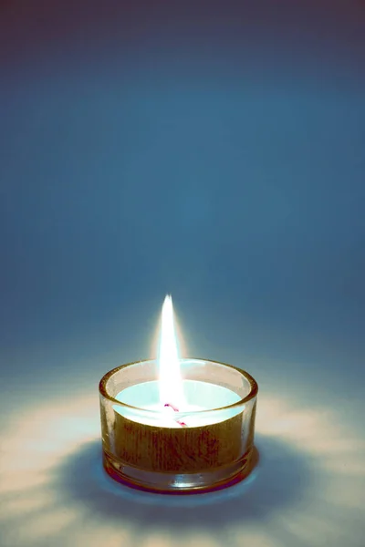 candle tealight isolated sun neutral background. High quality photo