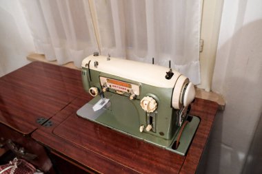 Mobil destekli antika dikiş lekesi. Yüksek kalite fotoğraf