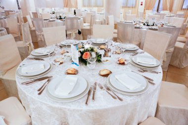 Düğün davetlileri için açık büfe resepsiyonu. Yüksek kalite fotoğraf