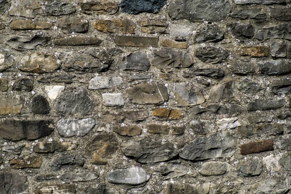 Старая Каменная Стена Кирпичный Узор Фон Солнечный День — стоковое фото