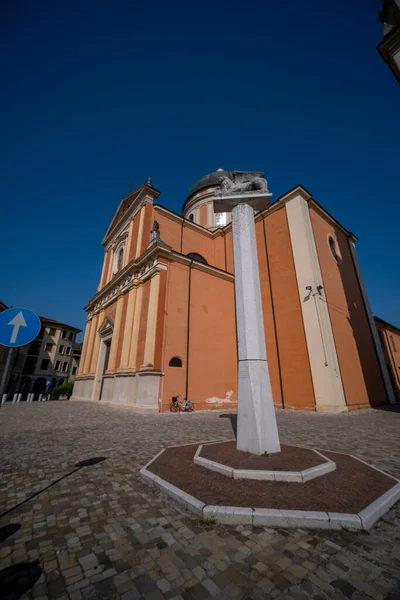 Kirche Von Boretto Reggio Emilia Außen Hochwertiges Foto — Stockfoto
