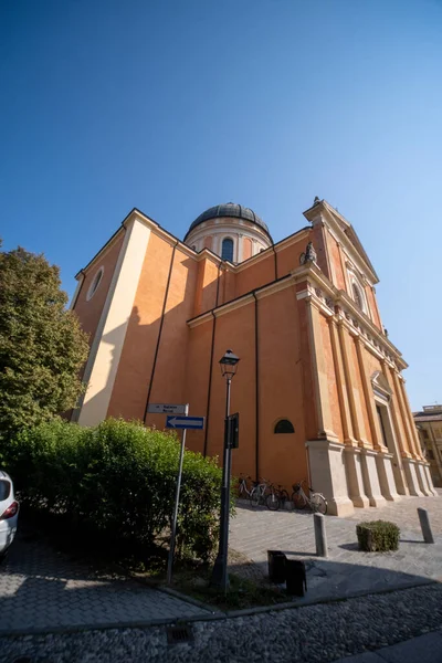 Kerk Van Boretto Reggio Emilia Buitenkant Hoge Kwaliteit Foto — Stockfoto