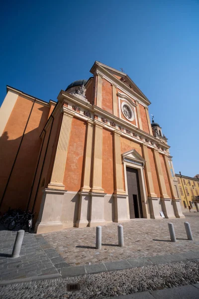 Kerk Van Boretto Reggio Emilia Buitenkant Hoge Kwaliteit Foto — Stockfoto