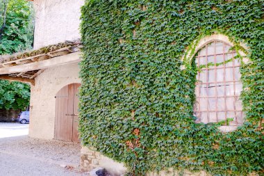 Grazzano visconti piacenza panorama of the house. Yüksek kalite fotoğraf