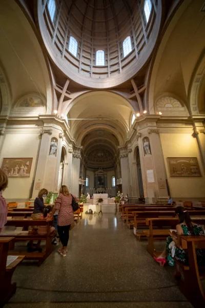 Panorana Över Katedralen Guastalla Reggio Emilia Interiörer Högkvalitativt Foto — Stockfoto