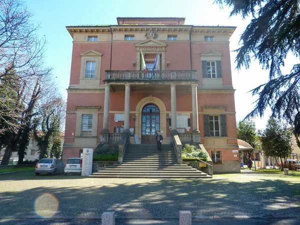 Bibbiano Reggio Emilia Fachada Ciudad Día Soleado Foto Alta Calidad — Foto de Stock