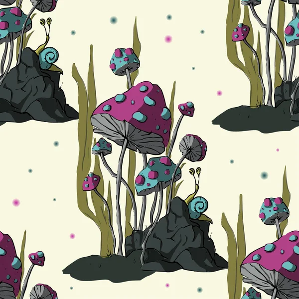 Cartoon 3d houba. Vektor. — Stockový vektor
