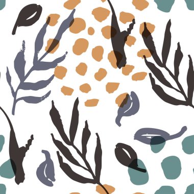 Soyut doğal seamless modeli.