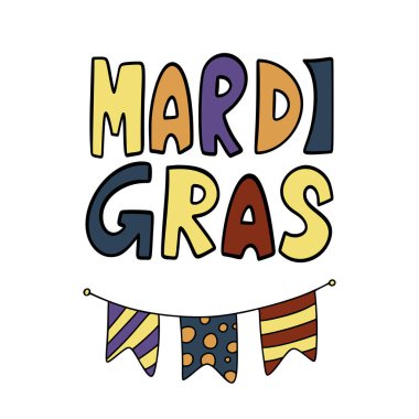 parti vektör çizim.